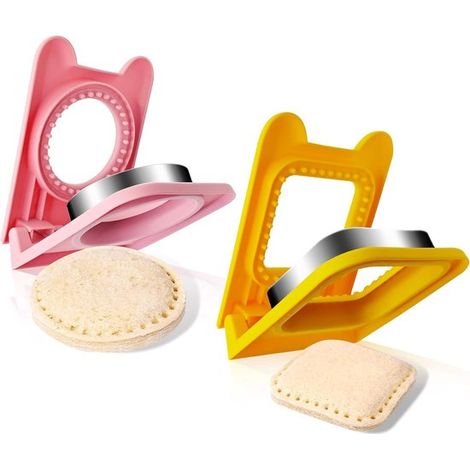 Cortador y sellador de sándwiches，cortador y sellador de sándwiches 2 en 1，cortador de sándwiches de bolsillo