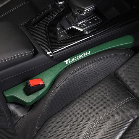 (Vert gauche) Bouchon de couture de siège auto neuf, bande d'étanchéité pour couture de siège, protection anti-chute pour Hyundai Tucson NX4 2021, 2016, 2015, 2018 (1/5)