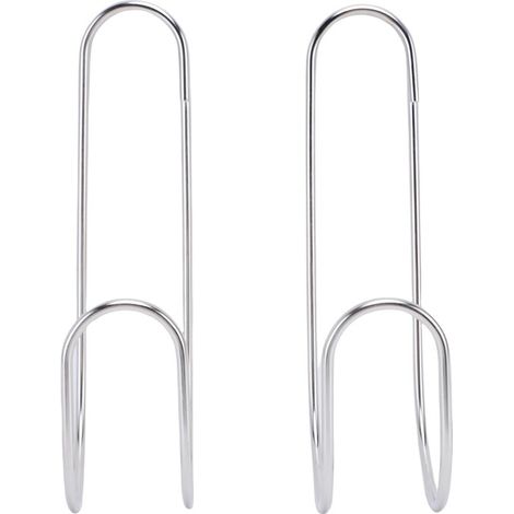 Set aus 2 robusten Gartenschlauchhaken aus Edelstahl 304, ideal für die Verwendung mit Bohrmaschinenkabeln.