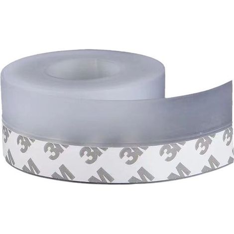 Striscia sigillante in silicone - Trasparente, autoadesiva, 10 m, impermeabile, antivento, antipolvere (larghezza 35 mm) (1/5)