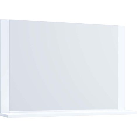 VCB10 Maxi Spiegelschrank Bad , Badespiegel mit 1 Regal weiß.