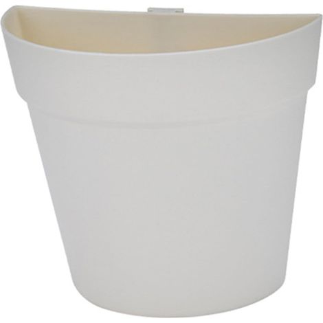 Jardinière murale demi cercle, élégante suspendue avec système d'arrosage pratique, idéale (1/4)