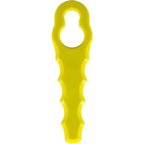 Pair Lot de 100 Lames de Rechange compatible pour Ryobi Coupe Bordure, Têtes Double Lames Dentelées RAC155 RAC157 RAC158 (1/5)