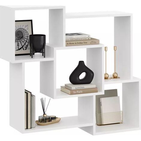 Estantería de pared para colgar, librería - Hanna negra (1/5)