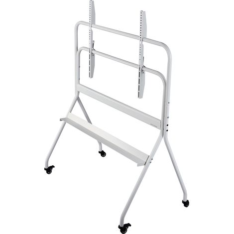 Mophorn Rollbarer TV-Ständer für 889–2540 mm Fernseher, belastbar bis 90 kg, TV-Bodenständer mit Regal und VESA-Kompatibilität bis 800 x 600 mm – ideal für Wohnzimmer, Schlafzimmer und Büro