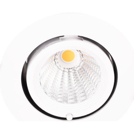 Faretto incasso tondo bianco orientabile LED 10W RUBIO (1/3)