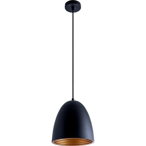 Paco Home Sospensione Lampada Da Cucina Sala Da Pranzo Tavolo Da Pranzo Interno Oro Bianco Senza illuminante, Nero-Oro (1/4)