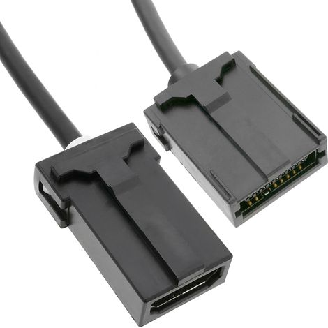 BeMatik - Câble HDMI 1.4 HDMI Une femelle à HDMI E de 1.5m pour les voitures et l'automobile (1/5)
