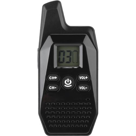 Radio portable V10 Mini, talkie-walkie à chargement rapide USB avec écran LED 100-240 VUS (1/5)