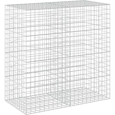 Gabion avec fil de 3,5 mm et maille de 10x10 cm 200x100x200 cm vidaXL (1/5)