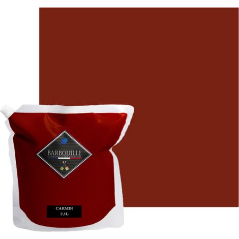 Peinture acrylique mat murs et plafonds 2,5L Rouge Carmin