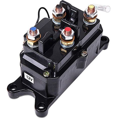 Magnetspulenrelais für 12-V-Hochleistungs-Elektrowinden, entspricht 250 A, für ATV/UTV von 2000 bis 5000 lbs. (1/5)