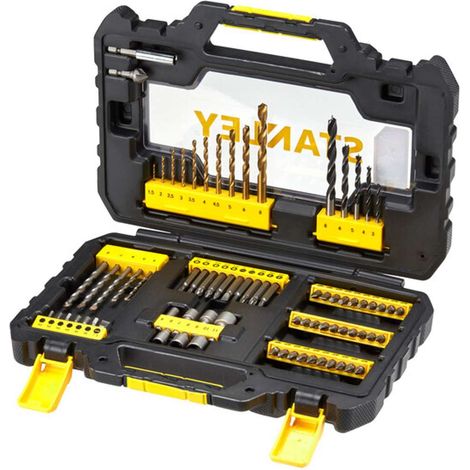 Accessori per elettroutensili set 76 punte/inserti per forare e avvitare sta88544-xj stanley (1/2)