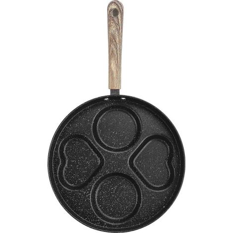 Poêle à œufs pour plaques de cuisson, poêle à griller antiadhésive avec séparateurs, poêle à griller polyvalente pour le petit-déjeuner (1/4)