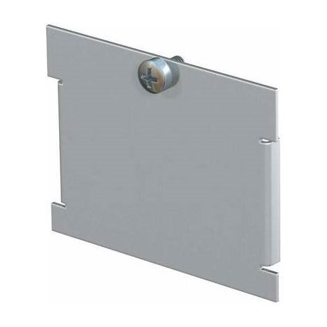 OBO Bettermann Coperchio cieco MTU per supporto di montaggio 62x66x4,5 acciaio zincato a nastro nero intenso RAL 9005, 7407047