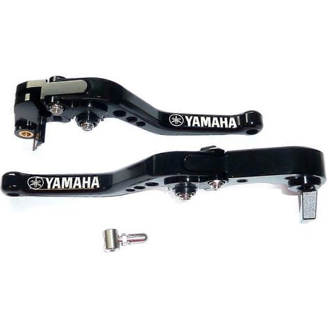 LEVIERS DE FREIN ET D'EMBRAYAGE COURTS NOIRS POUR YAMAHA MT-10 2022-2024, UTILISATION SUR PISTE/ROUTE ( )