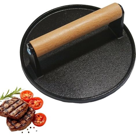 de hamburger presse à hamburger ronde en métal robuste pour (1/5)