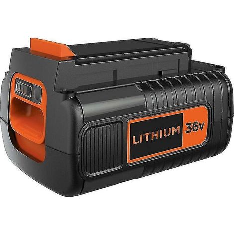 Batterie au lithium 36 V 2 Ah, compatible avec tous les outils BLACK+DECKER 36 V, sans effet mémoire, faible autodécharge, pratique, compacte et polyvalente. (1/5)