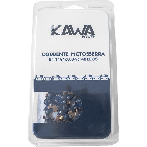 Kawapower cadena 8" 1/4" x 0,043 48 eslabones mini motosierra (1/3)