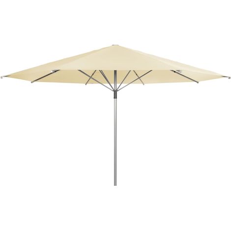 Doppler Sonnenschirm/ Großschirm "Telestar" Ø 5,00 m, natur, ohne Volant, Bezug aus 100% Polyester, Gestell aus Aluminium, 25 kg Sonnenschirm / Großschirm "Telestar 500", inkl. Schutzhülle, natur, Ø 5 (1/5)