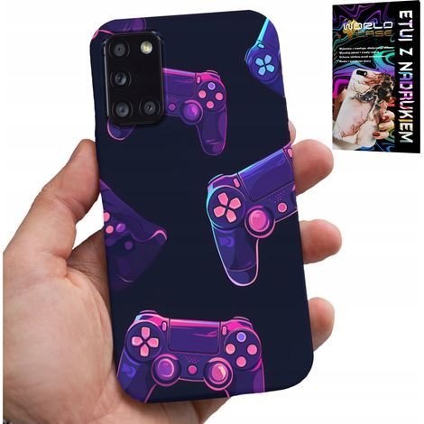 Coque pour Samsung Galaxy A31 - Coque pour gamers, motifs gaming + verre trempé (1/5)