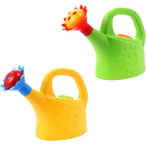 Arrosoirs à poules, arrosoirs en plastique pour la maison et le jardin, jouets d'arrosage pour enfants (plage), lot de 2 (1/5)