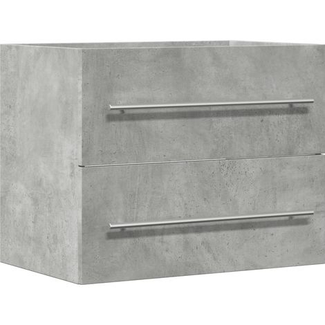 Maison Exclusive - Waschbeckenunterschrank Betongrau 60x38,5x48 c