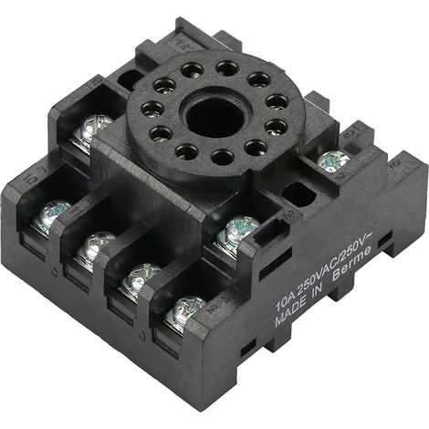 Support de relais de puissance PF113A à 11 broches pour relais temporisé JQX-10F JTX-2C