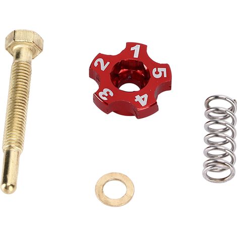 Vis de réglage du ralenti (rapport air-carburant) 21-34 mm pour carburateurs de moto Keihin PWK (1/5)