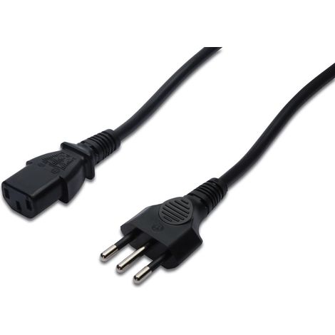 Digitus AK-440113-018-S Stromkabel Schwarz 1,8 m CEI 23-50 IEC C13