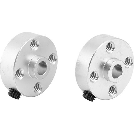 2 Stück Achsennaben aus Metall mit Stellschraube, Roboterteile-Ersatzsets passend für Tetrixrobotics (1/5)
