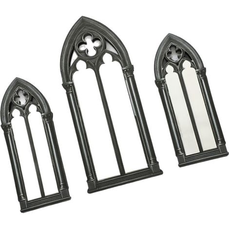 Cornice della finestra ad arco, decorazioni murali rustiche, pannello