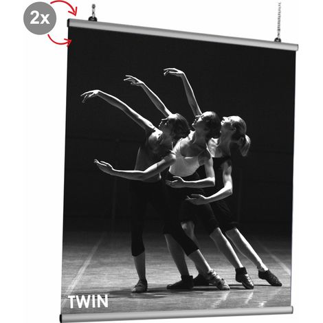 Tira de póster doble de 120 cm a doble cara (1/5)