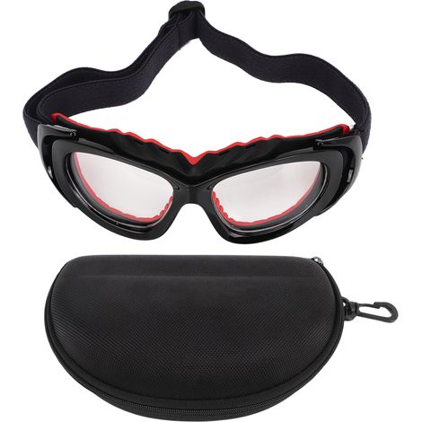 Lunettes de protection sportive pour hommes et femmes - Basketball, Football, Golf - Noir et Rouge (1/5)