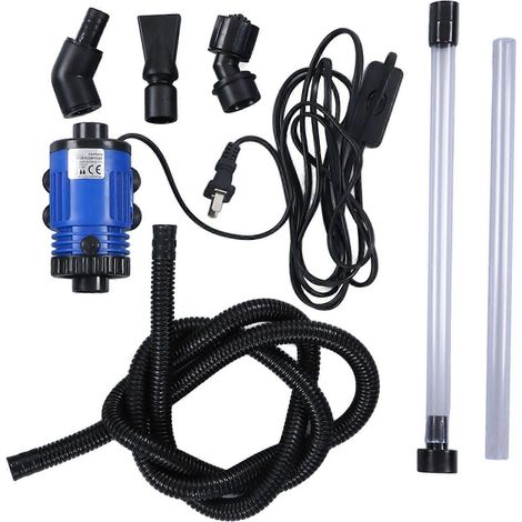 10-W-Aquarien-Kiesreiniger, elektrischer automatischer Wassersauger, Sand- und Algenreiniger, CN 220 V (1/5)