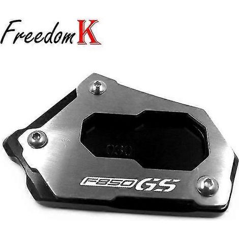 CNC-gefräste Seitenständer-Verlängerungsplatte für BMW F850GS, F750GS, F850, F750GS, F 750GS, F 850, F850GS, Schwarz