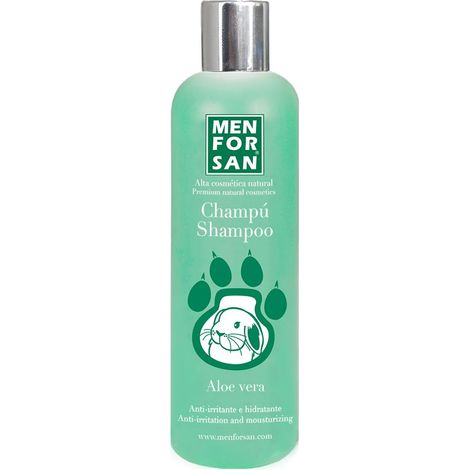 Champú natural MENFORSAN 300ml calmante y cicatrizante aloe vera