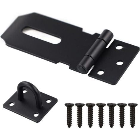 1 PCS Cadenas de porte en acier inoxydable de 7,6 cm - Loquet de sécurité robuste pour porte, fenêtre, armoire, cage (1/5)