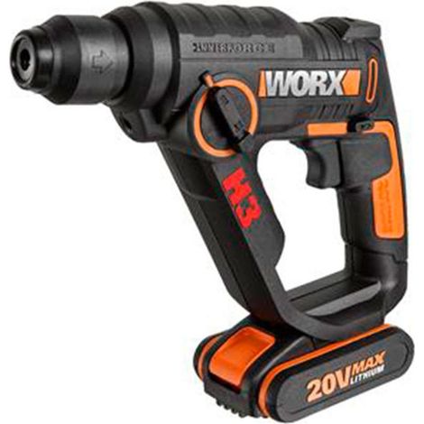 Taladro, Atornillador, Martillo Neumático 2 Baterías 20V/2Ah Worx WX390.1 (1/5)