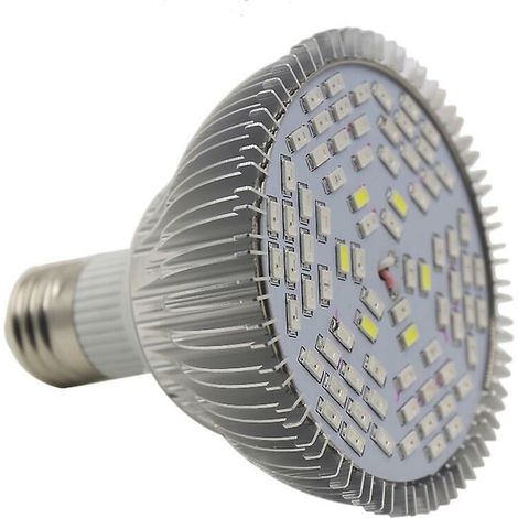 Ampoules LED 50 W 78 LED pour la croissance des plantes d'intérieur, idéales pour la culture hydroponique, les potagers et les serres. Éclairage rouge et bleu.-AquaForge (1/3)