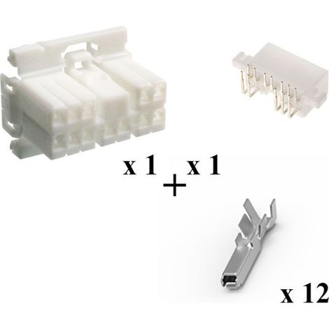 Kit Connettore Multilock Serie 070 Maschio 12 Vie da circuito stampato
