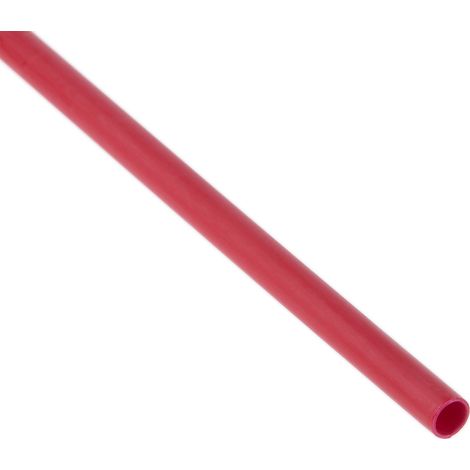 Gaine thermorétractable RS PRO, Dia. 3.2mm Rouge rétreint 2:1, 1.2m ( Prix pour Sachet de 1 )