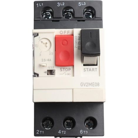 1xDisjoncteur Moteur GV2-ME08C Disjoncteur 2.5-4A Disjoncteur Moteur Compact (1/5)