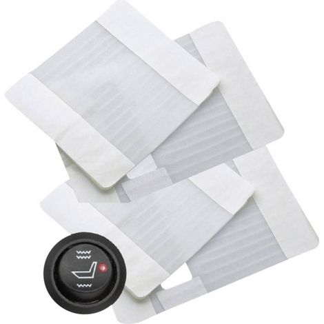 Dometic Group Riscaldamento sedile MagicComfort MSH60 12 V per su sedili, 2 livelli di calore 9600000393 Bianco (1/2)