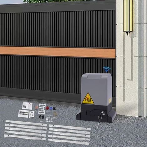 550w Fernbedienung Türöffner, Innenhof elektrischer Schiebetüröffner, kompletter Türantrieb Maximale Last 1200kg