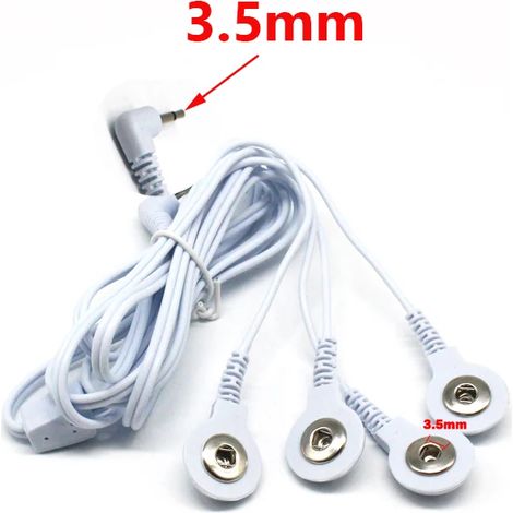 10/20 électrodes conductrices en gel pour l'acupuncture corporelle, compatibles avec les appareils TENS, la physiothérapie et les massages par patch 03047