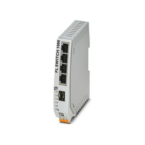 Switch Ethernet Phoenix Contact 4 Ports RJ45, 10/100Mbit/s 24V c.c. ( Prix pour 1 )