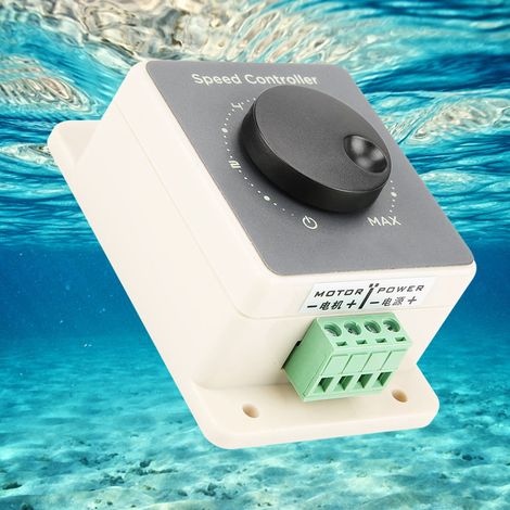 PWM-Gleichstrommotor-Drehzahlregler 12V/24V/36V/48V 20A Hochleistungs-Motor-Drehzahlschalter (1/5)