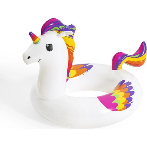 Bestway Flotador Inflable Unicornio Colorido 119x91 cm (1/3)