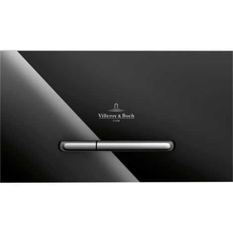 Villeroy & Boch ViConnect Betätigungsplatte Schwarz Glas M300, 922160RB (1/5)